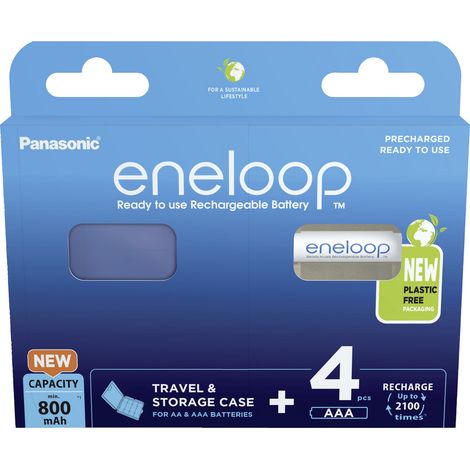 eneloop eneloop HR03 +Box Micro (AAA)-Akku NiMH 800 mAh 1.2 V 4 St.