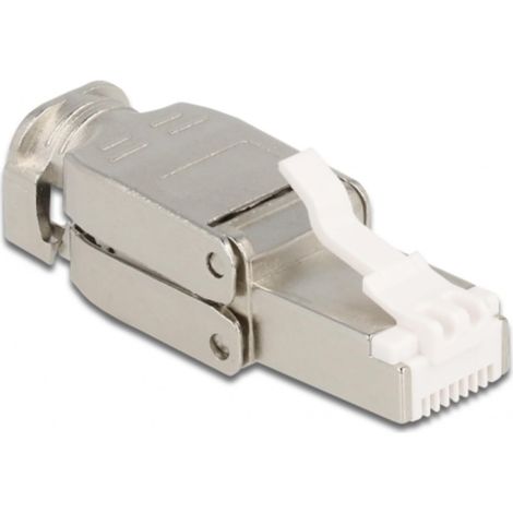 RJ-45 Stecker Cat.6a STP, werkzeugfrei Verwendung: Pour Patchkabel Ø 6,0 - 8,5mm