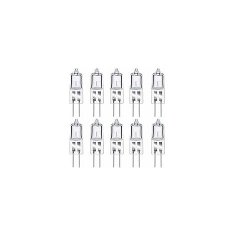 Déstockage Lot De 8 Ampoule Halogene G4, Ampoule G4 Blanc Chaud 12v 20w, 2800k, 240lm, Intensité Variable, Lampehalogene G4, Lampe À Capsule Transparente Pour Puck Light, Lustre Pas De Scintillement (1/5)