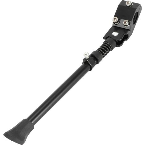 Béquille latérale réglable pour VTT, accessoire de vélo compatible avec les pneus de 16, 20, 24 et 26 pouces de diamètre (noir) (1/5)
