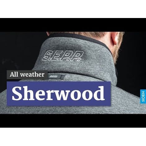 Veste de travail hiver Sherwood avec doublure polaire - Gris Taille L - Sioen