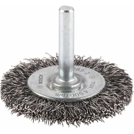 Bosch Accessories Scheibenbürste, gewellt, 50 mm, 0,3 mm, 8 mm, 4500 U/min Schaft-Ø 6 mm 2608622112