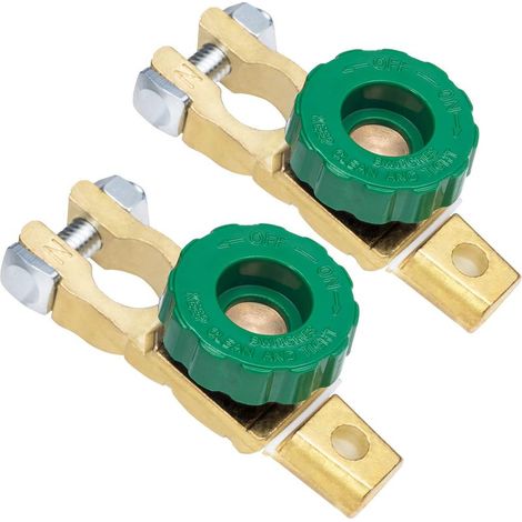 12V 24V Battery Cut Off Switch Car Battery Terminal Disconnect Switches Connector for Truck Boat Vehicle Top Pole (1/5)