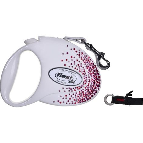 Flexi Glam Splash correa retráctil blanca 5 m (1/4)