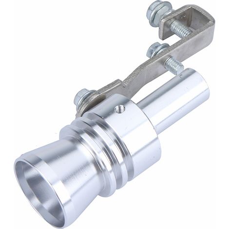 Simulador de válvula de descarga (BOV) con silbato turbo, tubo de escape de aluminio, tamaño XL. (1/5)