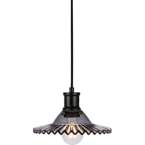 Suspension 1xe27 verre fume noir 350 cm - markslojd - novia 88869201 88869201 88869201 88869201 (1/3)