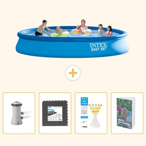 Intex Piscine Easy Set Ronde - 457x84 cm - 5-pièces SCB115 (1/5)