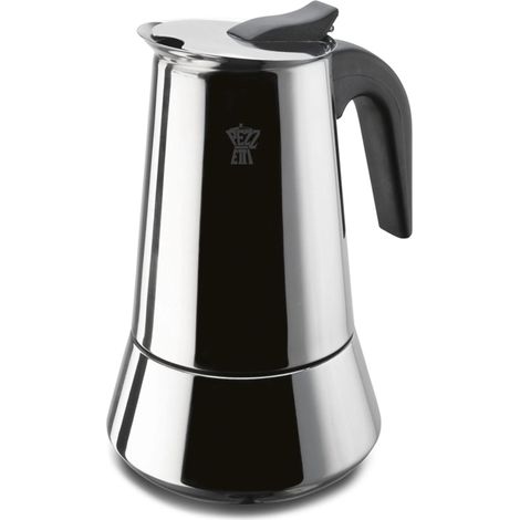 Caffettiera italiana Pezzetti Steelexpress acciaio inox 10 tazze