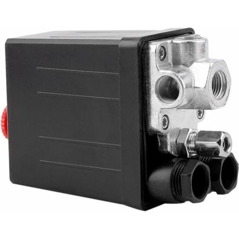 Green Mobility-Soupape de commande résistante de commutateur de pression de compresseur d'air 90PSI-120PSI (1/4)