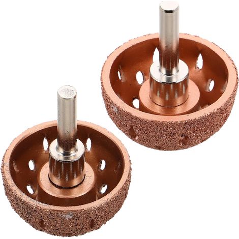 Tête de Meulage en Acier Tungstène 2pcs, Meule Sphérique Bowl-shaped Solide pour Réparation de Pneus et Métaux en Atelier Automobile (1/5)
