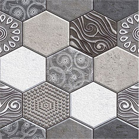 Papier peint adhésif amovible 3D résistant à l'eau et à l'humidité, autocollant en PVC pour salon, salle de bain, cuisine, plan de travail (1/2)