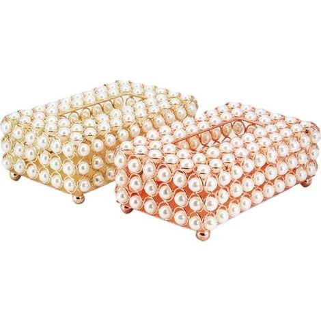 Perlennetz Papierbox Wohnaccessoires Wohnzimmer Kreative (1/4)