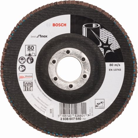 Bosch PRO N377 Multi Material Reinigungsscheibe 125 mm K80 - 2608607640 (1/5)