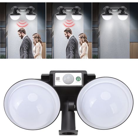 120-LED-Solarwandleuchte, Gartenleuchte, Fernbedienung, Bewegungsmelder, Stehlampe, wasserdichte Retro-LED-Wandleuchte (1/5)