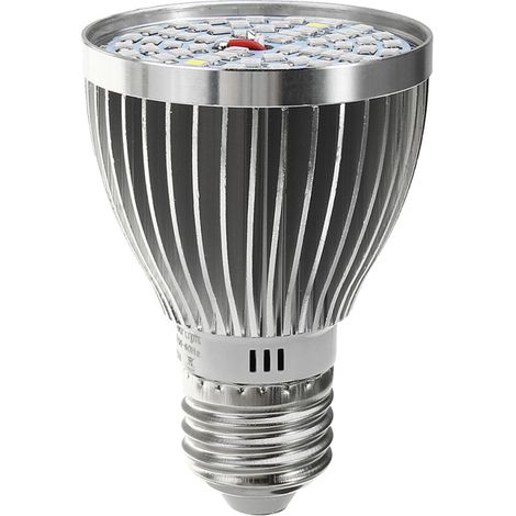 Bombilla LED de espectro completo E27 de 60W 2835 SMD para plantas hidropónicas y acuarios. (1/5)