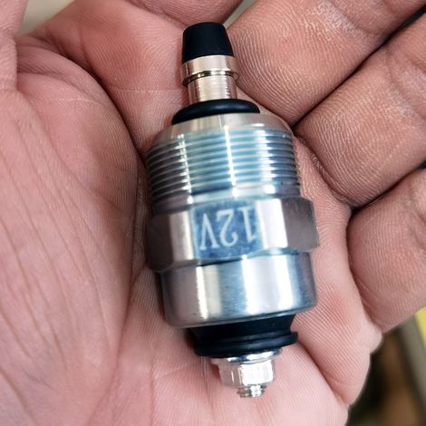 Teile für luftgekühlte Dieselmotoren: 12V/24V Magnetventil, 192/186F Magnetventil für die Kraftstoffeinspritzpumpe, 5kW/8kW Kraftstoffabschaltung. (1/4)