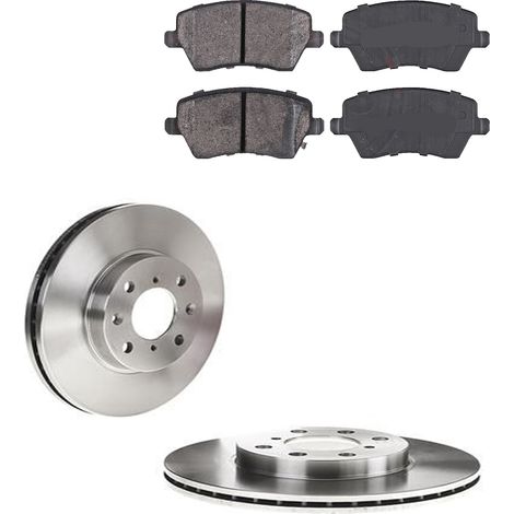 KIT FRENI ANTERIORI compatibile con OPEL AGILA (B) (H08) - DISCHI + PASTIGLIE OEM: P 59 050 / 17588 /SOSTITUZIONE DIRETTA/BASSA POLVERE/SILENZIOSO (1/5)