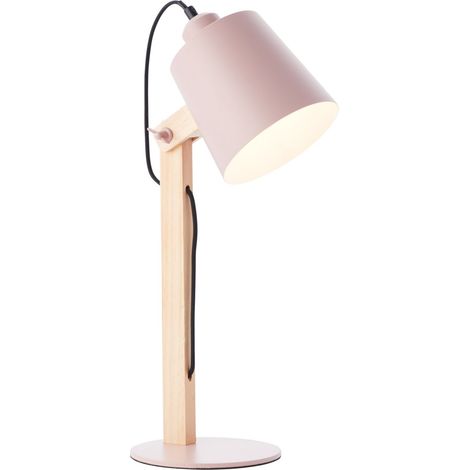 BRILLIANT Lampe Swivel Tischleuchte rosa matt 1x A60, E27, 30W, geeignet für Normallampen (nicht enthalten) Mit Schnurzwischenschalter (1/5)
