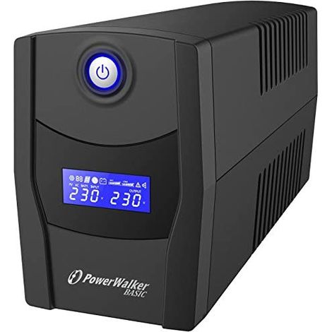 PowerWalker VI 1000 STL-System de unterbrechungsfreie Stromversorgung (USV) Line interactive 1 kVA 600 W 2 AC-Anschlüsse