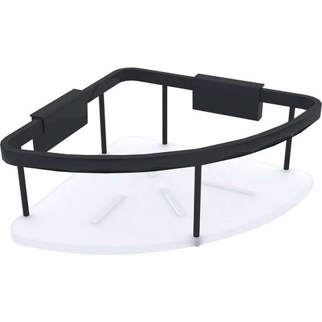 Nimco Kibo - Estante, longitud 28 cm, plexiglás/negro Ki-14008-B-90 (1/5)