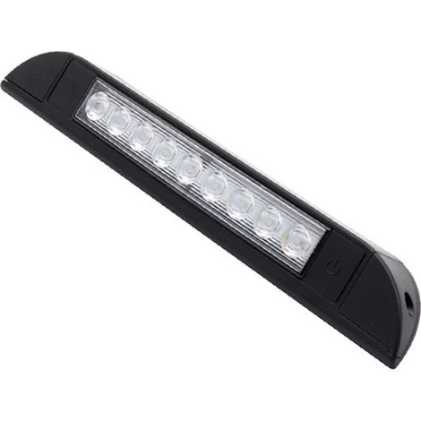 RV awning light, yacht interior modification LED strip light 12-24V RV light cross-border hardware accessories - short black with switch - m (1/4)