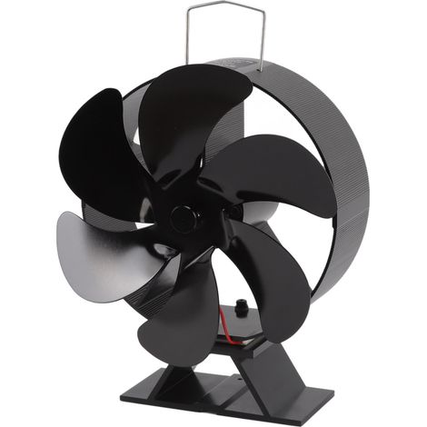 Ventilateur de cheminée à 6 pales, module thermoélectrique, ventilateur de poêle à bois alimenté par la chaleur, pour la circulation de l'air à domicile