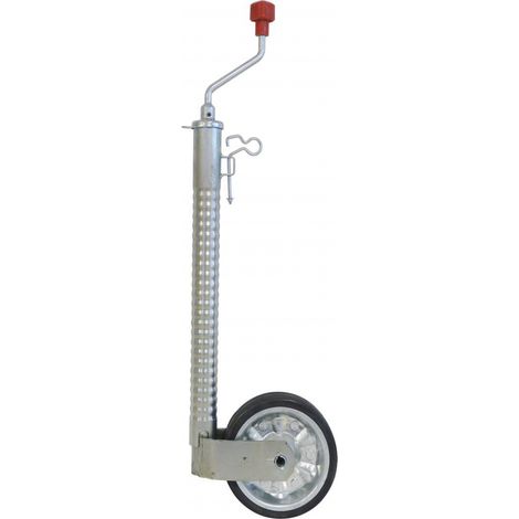 Roue jockey jante acier 48 mm – Système anti-décrochage – Charge maxi 300 kg – Roulements à billes – Dimensions 200x50 mm – Al-Ko (1/4)