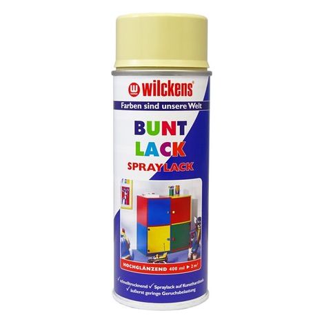 AUSLAUF Wilckens Buntlackspray RAL1014 Elfenbein hochgl.,Spraylack 0,4l 16011400140