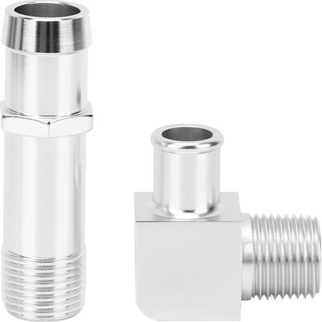 Raccord de chauffage 90° pour pompe à eau – 3/4″ × 5/8″ – modèle 9514X – compatible moteurs Chevy SBC V8 (1/5)