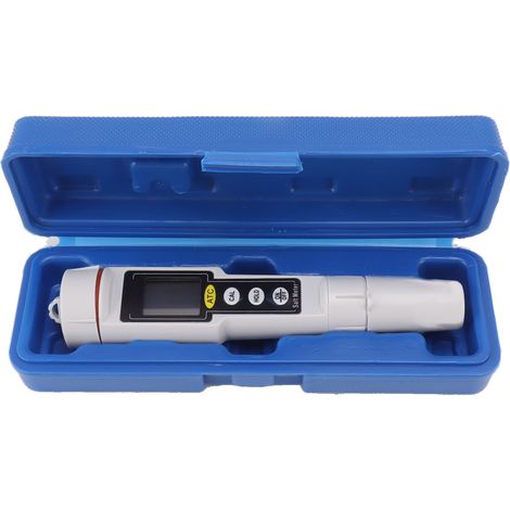 Medidor de Salinidad Digital, 0-1000 mg/L con Compensación de Temperatura y Pantalla LCD, Resistente al Agua – Ideal para Acuarios y Cultivo Marino (1/5)