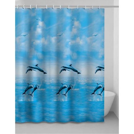 Tente de douche Haiti en PEVA 120 x 200 cm avec crochets