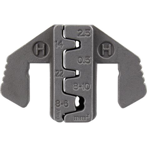 TOOLCRAFT PLE-0H Crimp-Einsätze Flachstecker, D-Sub-Stecker Quetschbereich: 2.5 bis 10 mm² Passend f (1/4)
