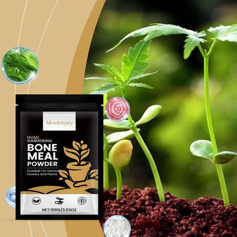 Poudre nutritive à base de plantes pour le jardinage, les fleurs et les herbes aromatiques : enrichit les racines, corrige les conditions du sol et favorise la croissance racinaire – 100 g (1/5)