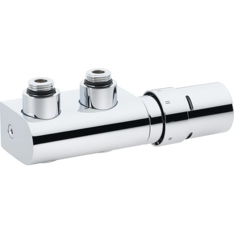 VHX-Set Eckform für 2-Rohrbetrieb, chrom (1/3)