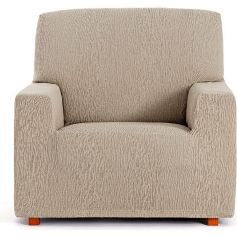 Elastischer Sesselbezug Troya beige 80/110