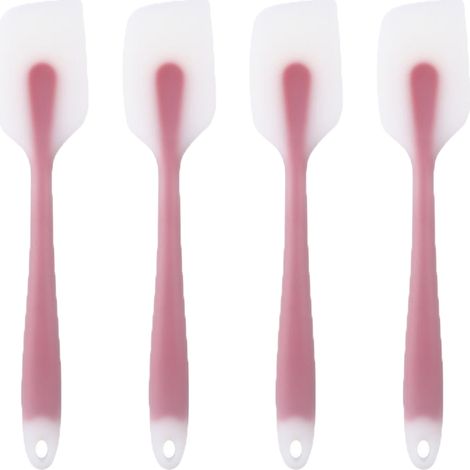 Spatule En Silicone - Résistante À La Chaleur Jusqu'à 230 °C - Pour Cuisinière Et Four - Lot De 4 (1/5)