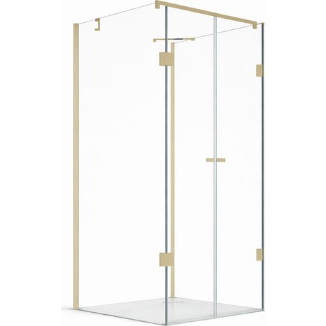 Glaswerk Westfalen - Boxdoccia a U Emma 100x120x100 cm, bianco (1/5)