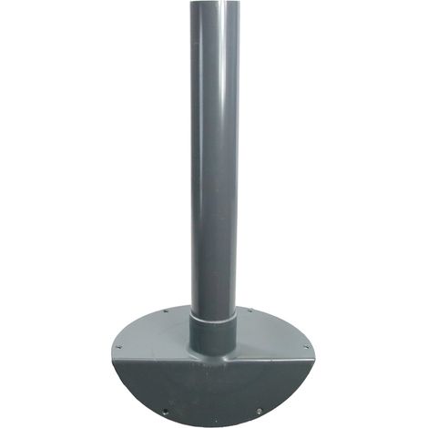 Flachdach Winkelablauf mit Flansch aus Hart PVC DN 50 - DN 100 (1/3)