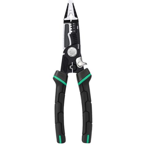 Pince universelle multifonction 10 fonctions en 1 Coupe, sertit, dénude Pour électricien, plombier, bricoleur EDC compact (1/5)