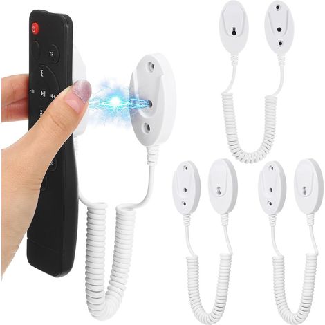 Corde Anti-Perte Télécommandée Câble De Sécurité pour Télécommande TV Support De Télécommande De Télévision Antivol à Câble Rétractable Longes Manette Attache Plastique Blanche (1/5)