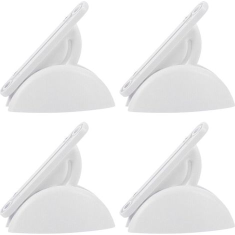 Butées de porte/supports de porte/butées de porte en 4 pièces pour VR, caravanes, camping-cars, fourgons aménagés et caravanes à sellette - Limiteur - Maintient la porte ouverte. (1/4)