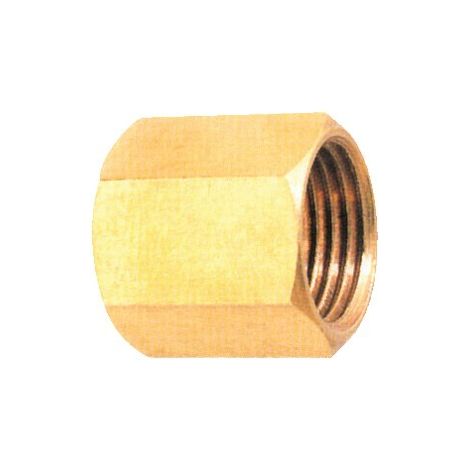 Manchon laiton hexagonal à visser - F 1/2'