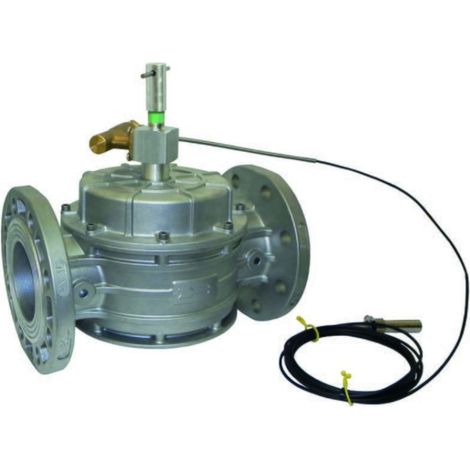 1 bar dn100 pn16 válvula de corte de combustible con bridas