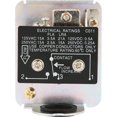 Interrupteur de débit de type cible de tir à 4 points HFS-15, interrupteur de débit d'eau de type palette, contrôleur de débit avec une large plage de tension de 6 à 380 V. (1/5)