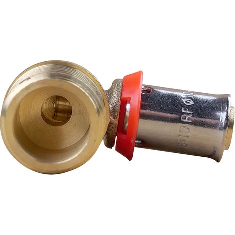 Coude PER à sertir Ø16x1,5 - Mâle 1/2" (15/21) - IBP Bänninger (1/2)