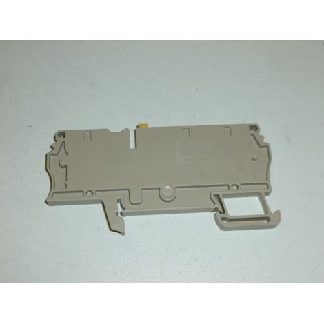 Bloc de jonction de test sectionnable beige 3 connections fil 2,5mm² raccordement ressort ztr 2.5/3an WEIDMULLER 8731720000