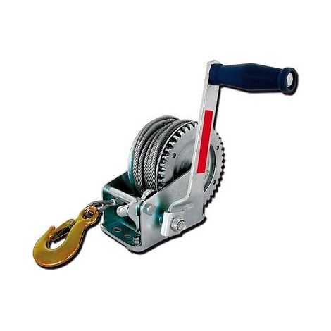 VERRICELLO ARGANO PARANCO MANUALE CAVO ACCIAIO 10 MT 540KG BARCA 1000 LB en