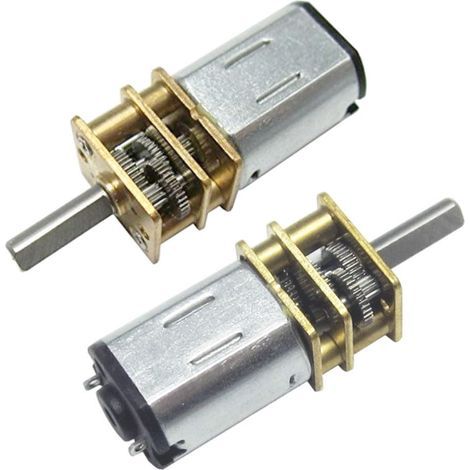 Motors, N20 Gearbox, 12V DC, 60rpm, 10mm Shaft, For DIY Robots (1/5)
