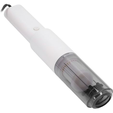 Aspirateur portable 9000Pa, 120W voiture 12V allume-cigare, petit modèle blanc, puissant et compact (1/5)