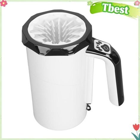 Tbest Nettoyeur automatique de pattes de chien Laveur De Pattes Automatique Pour Chien Puissant animalerie carde Bleu Noir (1/5)